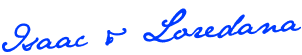 Isaac & Loredana Sign